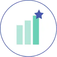 graph icon star