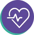 Electrocardiogram (EKG or ECG) icon