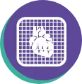 Chest x-ray and ventilation perfusion scan (VQ scan) icon